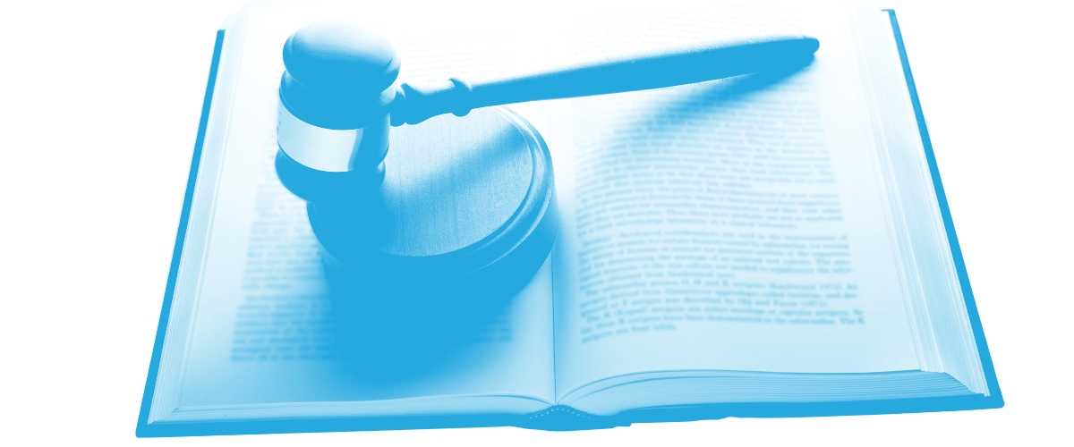 Gavel and book